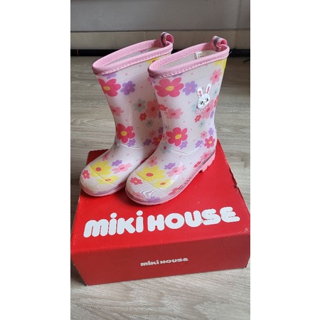 sepatu boots anak perempuan Miki House original preloved