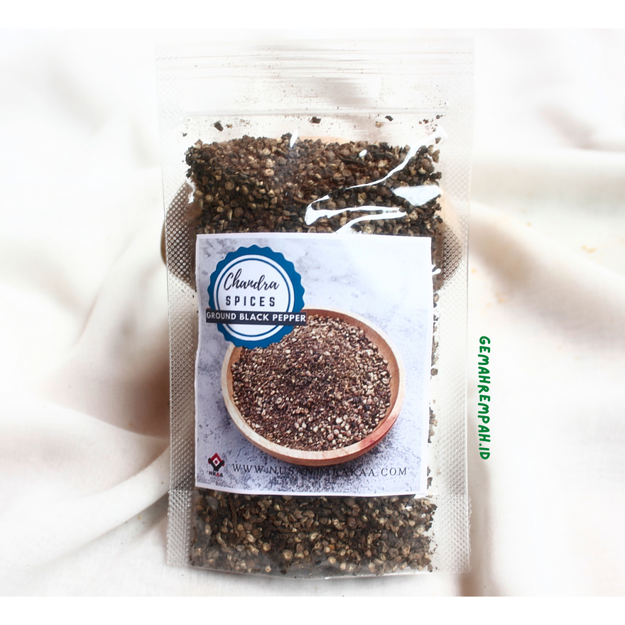 

Lada hitam giling kasar / Ground Black Pepper 100gr