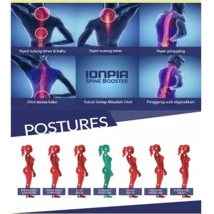 (Gratis Ongkir) - IONPIA SPINE BOOSTER - TERAPI KESEHATAN TULANG BELAKANG - ORIGINAL