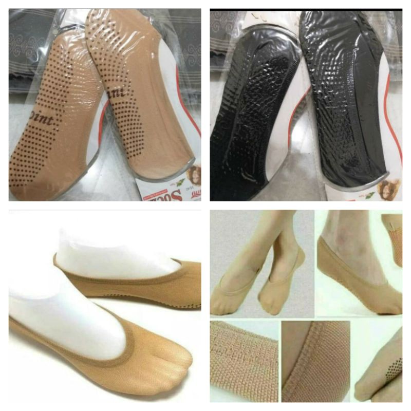 kaos kaki invisible anti slipp wanita/kaos kaki tumit/kaos kaki balet wanita