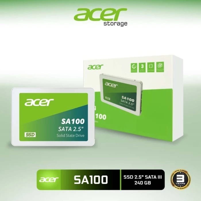 SSD ACER SA100 240GB 2.5&quot; SATA III 6gb/s