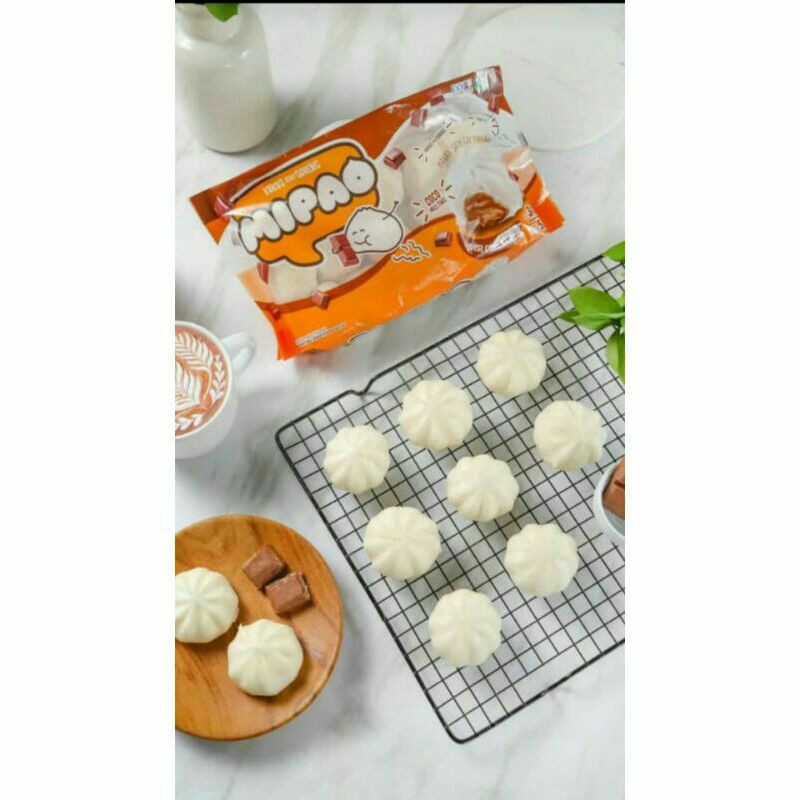 

MIPAO RASA COKLAT 510GR ISI 30PCS / BAKPAO / FROZEN FOOD