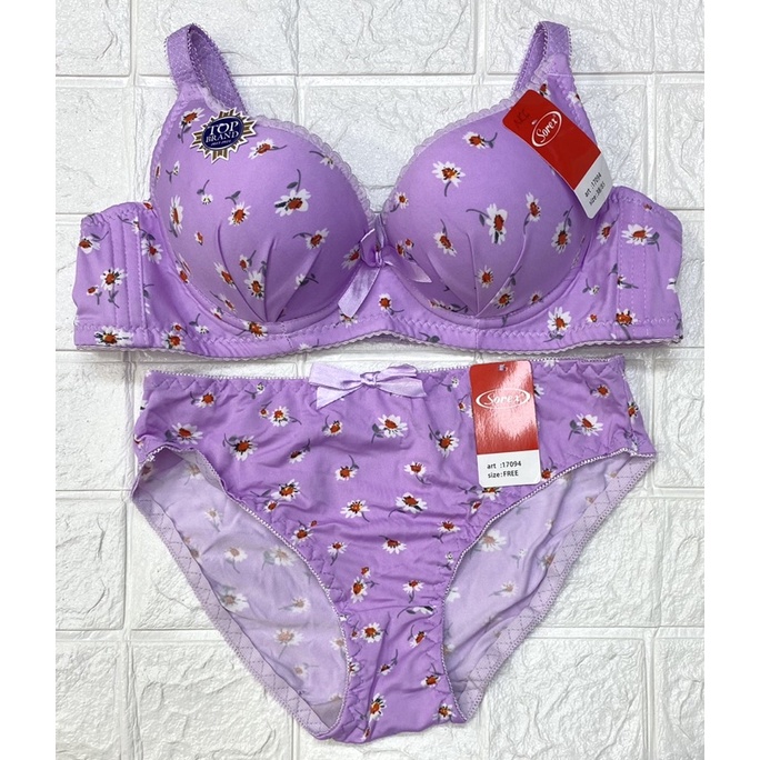 BH Set | Bra Set + Cd SOREX 17094 Pakai Kawat dan Busa Sedang