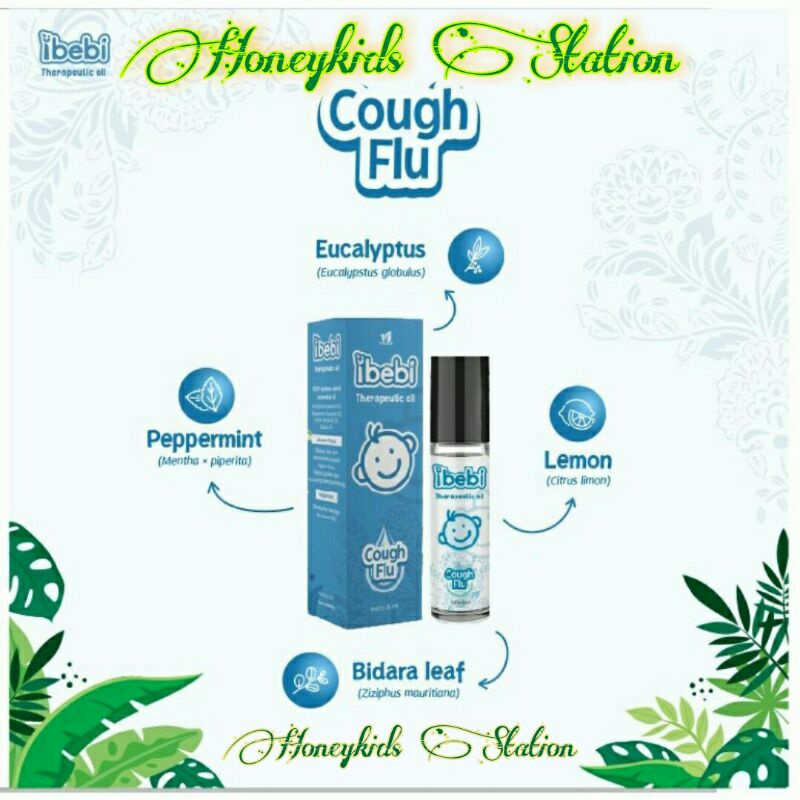 Ibebi Flu &amp; Batuk Therapy Oil Roll On Cough &amp; Flu