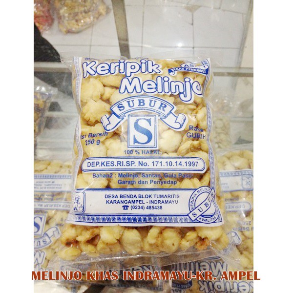 

Emping Melinjo Khas Indramayu Varian Gurih Asin 200grm- Makanan Khas Daerah