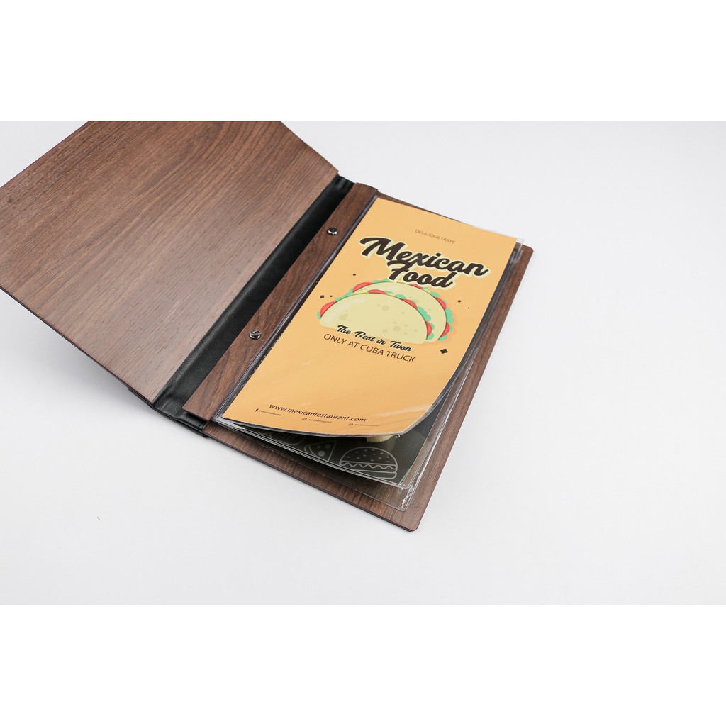 Jual MENU RUSTIC WOOD MEWAH DARK BROWN - BUKU MENU RESTORAN - MENU ...