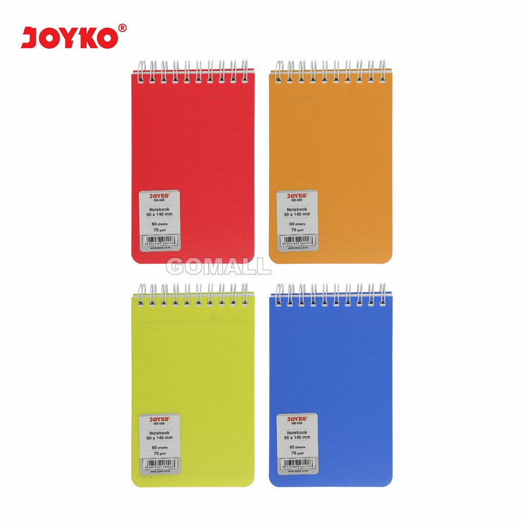 

Ruled Notebook Diary Agenda Buku Catatan Bergaris Joyko NB-666 60 hal