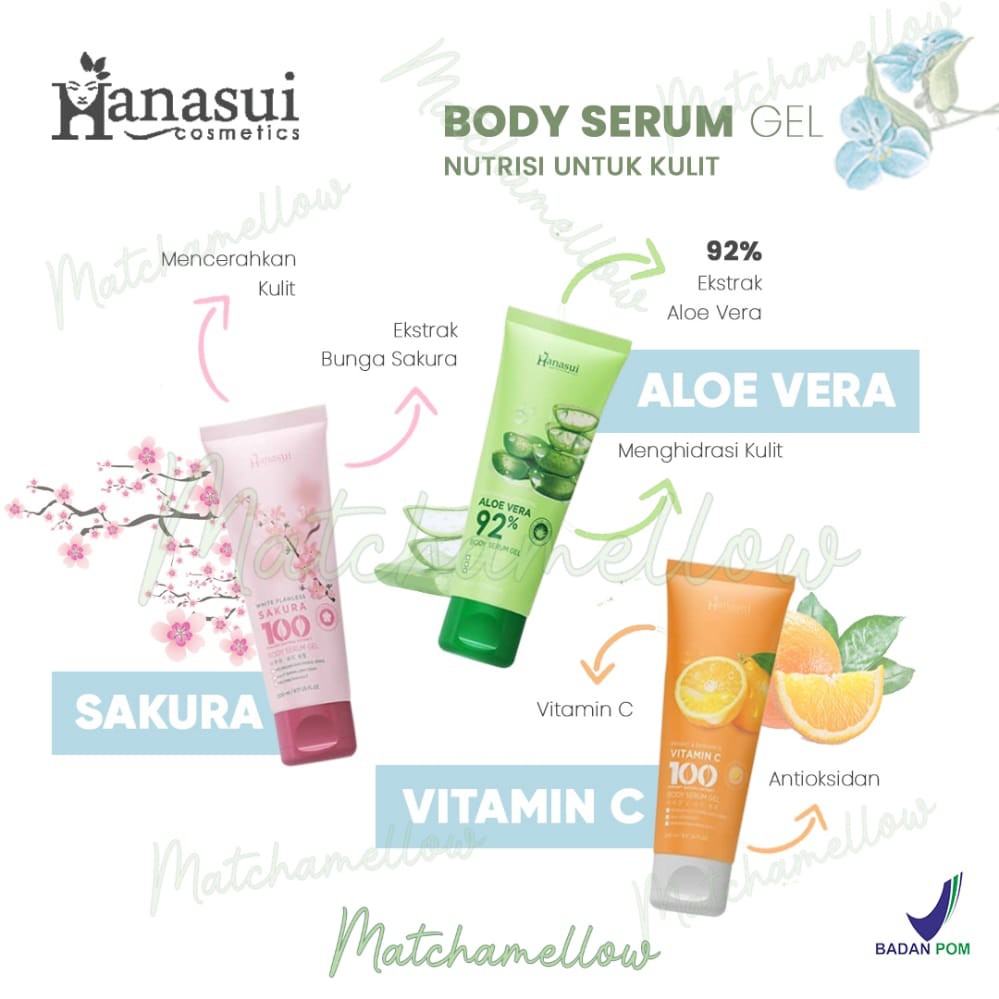 ❄️MATCHA❄️ BODY SERUM HANASUI BPOM - BODY LOTION HANASUI ORIGINAL