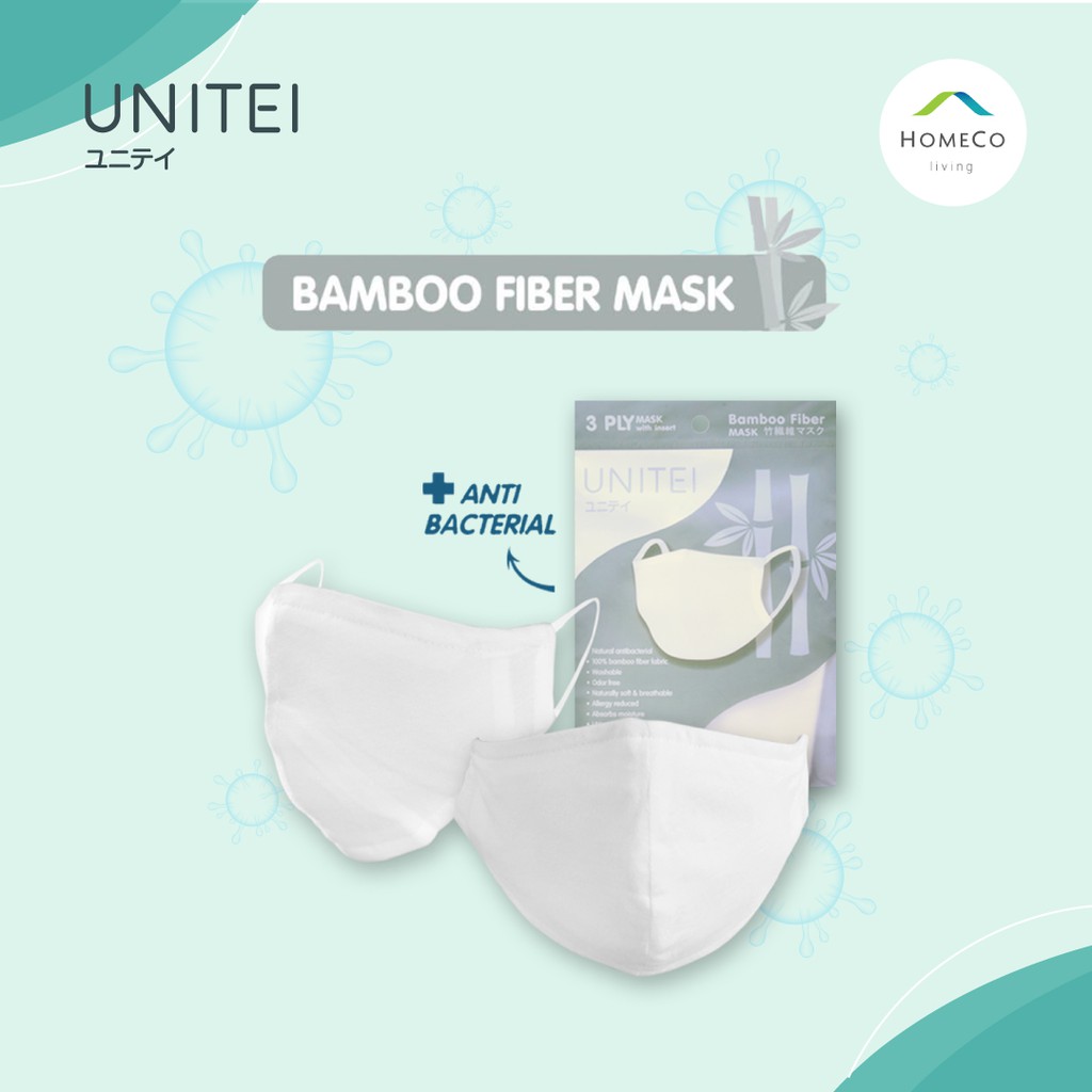 Masker Kain / Masker Cotton Bamboo Unitei 100%