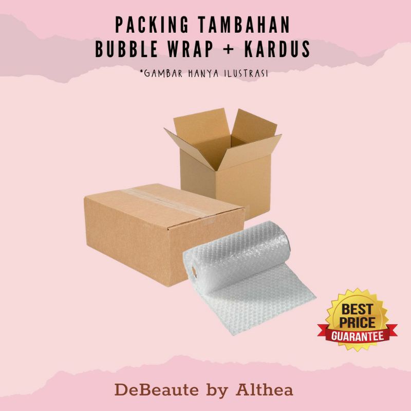 

PACKING KARDUS TAMBAHAN DAN BUBBLE WRAP