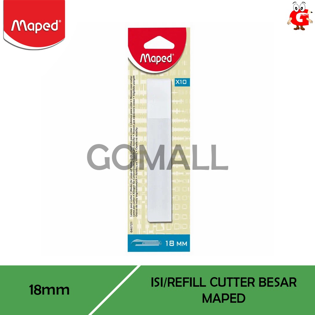 

Refill/Isi Pisau Cutter Besar Maped 18mm