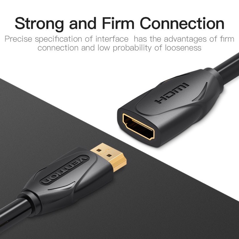 Kabel extension hdmi vention male to female 1080p 3D support