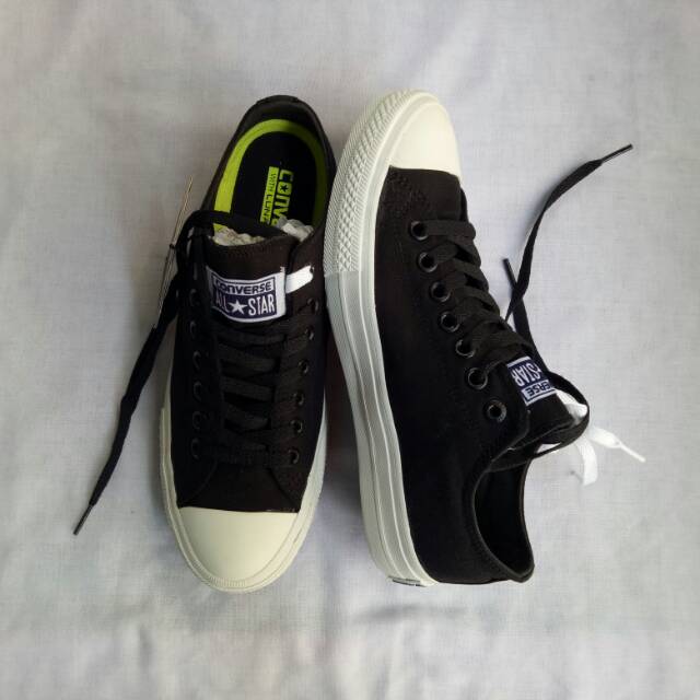 converse chuck ii low black