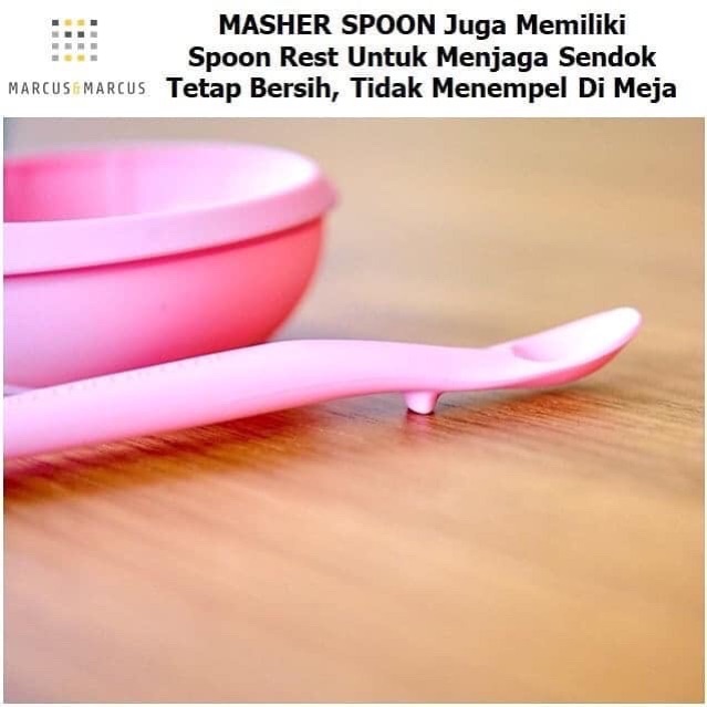 Marcus &amp; Marcus Masher Spoon and Bowl Set / alat mpasi