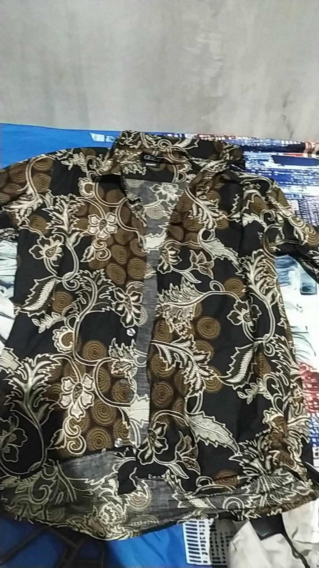 Cbl1114 Kemeja Batik Pria Slim Fit Lengan Panjang Colindion