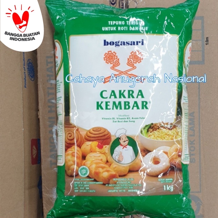 

cs777vv Cakra Kembar Tepung Terigu 1 Kg Da01D100