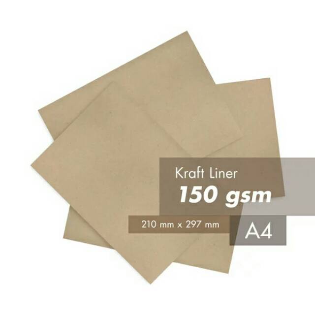 

Kertas Kraft Liner A4 150gsm