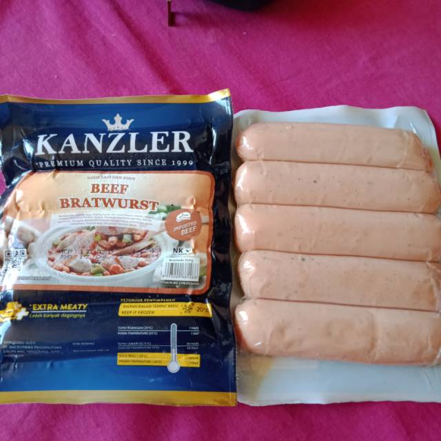 

Kanzler beef Bratwurst 360gram
