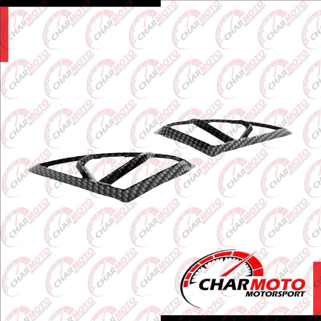 Cover Sen Depan Karbon Nemo Original Aerox 155 / Tutup Lampu Senja Karbon / Sein - Charmoto