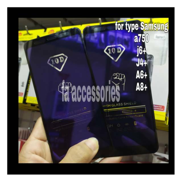 Tempered Glass Bluray Anti Blue Light samsung a7 2018 a750 j6 j6 j4 j7 j7pro pro plus 10D 99D