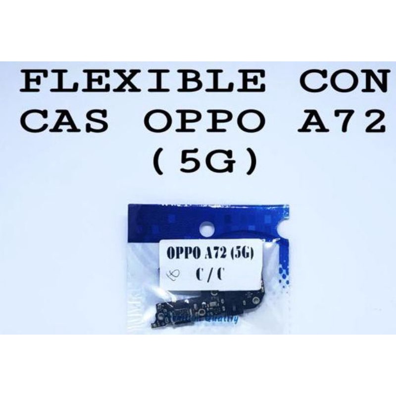 FLEXIBEL KONEKTOR CHARGER CON CAS OPPO A72 FLEXIBLE CON HF MIC