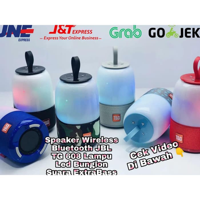 Speaker Bluetooth JBL TG 608 Lampu Led Bunglon Wireless