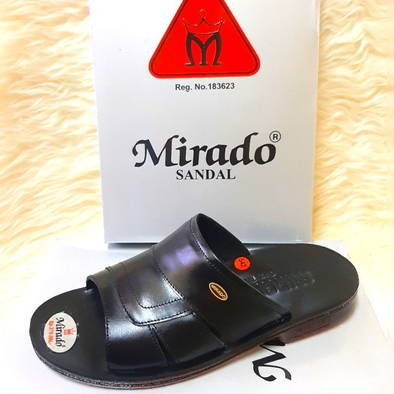 {STOK BARU} GRATIS ONGKIR SANDAL PRIA KULIT ASLI MIRADO