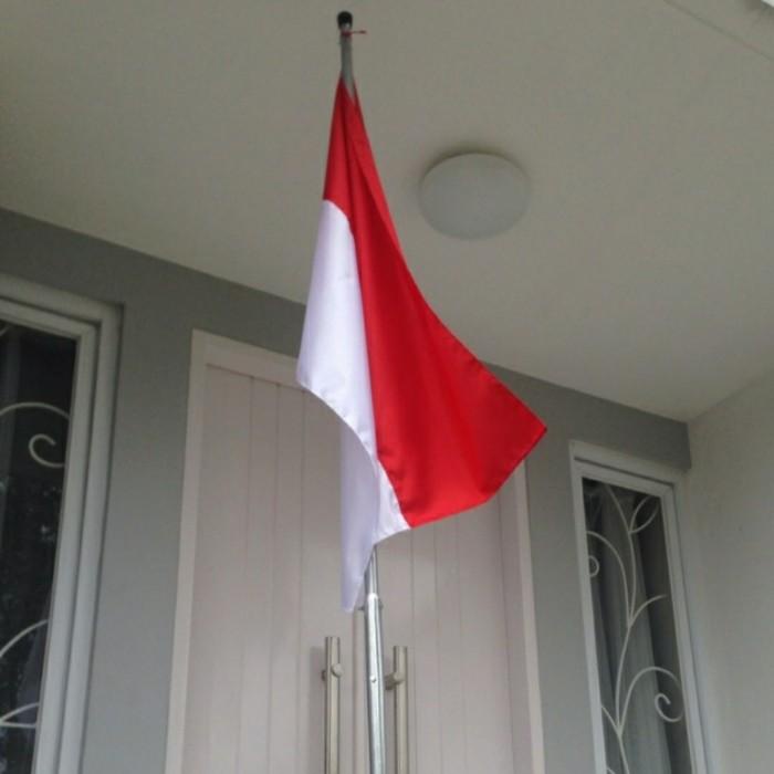 Tiang Bendera 3M + Bendera 80X120Cm