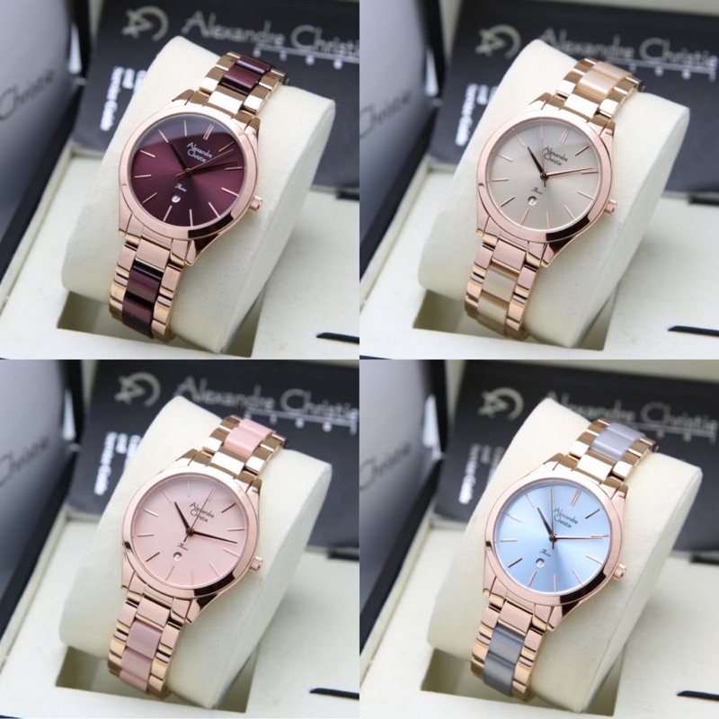 JAM TANGAN WANITA ALEXANDRE CHRISTIE AC 2919 ORIGINAL