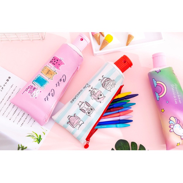 

Murah Dompet Pensil Unicorn Model Tutup Odol & Serutan Pencil Murah