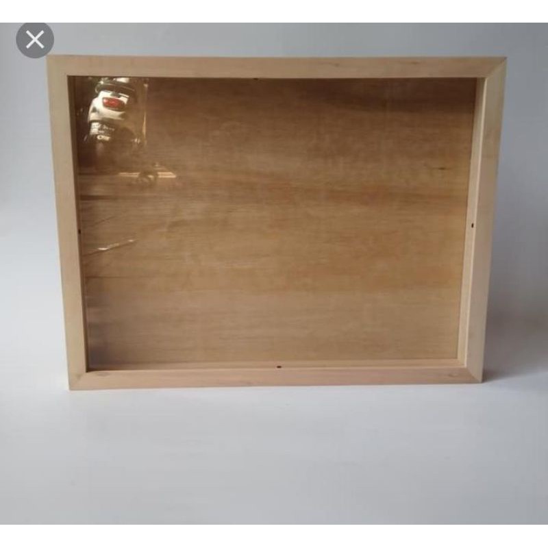 pigura kayu 3D 30x40