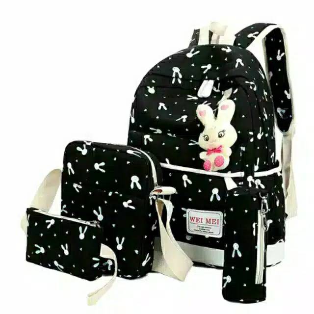 BACKPACK PLAYBOY/TAS RANSEL CEWEK ANAK SEKOLAH