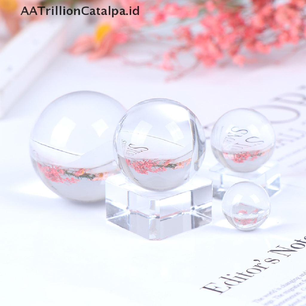 Aatrillioncatalpa 1Pc Bola Kristal Kuarsa Bening Untuk Dekorasi Rumahproperti Fotografi