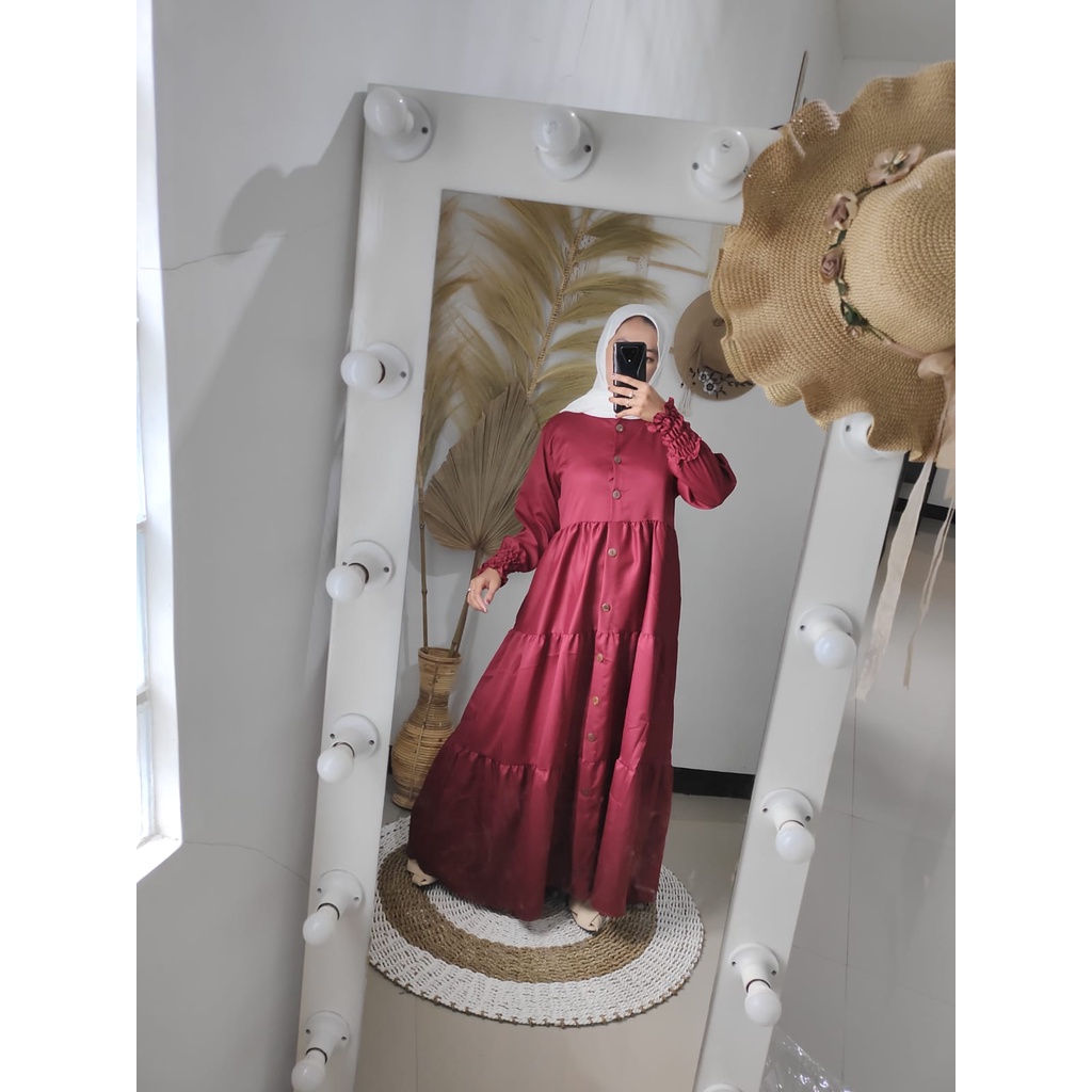 Nadia dress/gamis wanita/M/L/XL/busui/gamis muslim/TORYBURCH-4