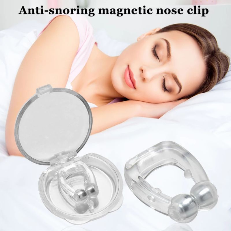 ALAT ANTI NGOROK DENGKUR STOP SNORING NOSE BREATHING MAGNETIC KECIL