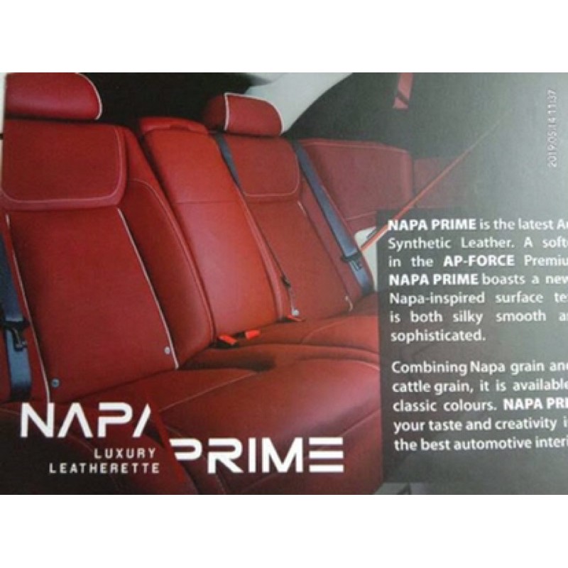 bahan jok kulit sintetis NAPA PRIME meteran