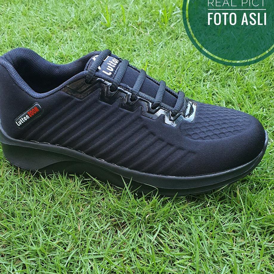 4I LUTTON - SEPATU SNEAAKERS NEO LUTTON HITAM S / SEPATU SNEAKER TERLARIS TERBARU 68F6
