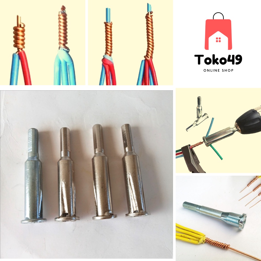 Nuansa - Matabor Pengikat Kabel Listrik Lebih Efisien dan Rapi Penyambung Sambungan Wire Twisting Stripping Tool Magic Wire Stripping &amp; Twisting / Alat Pemutar Kabel / Alat Tukang Kelistrikan L2 - HAP982