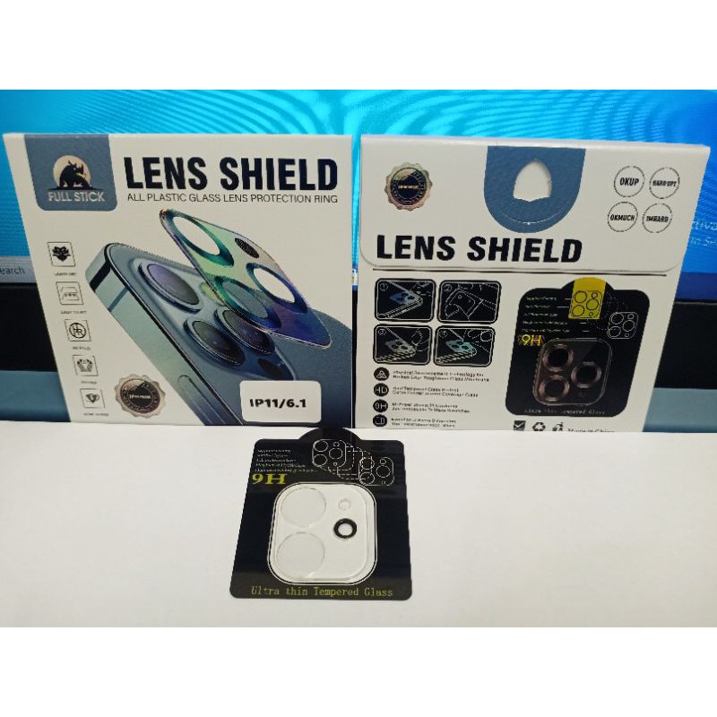 IP 11/6.1 Camera lens clear tempered glass