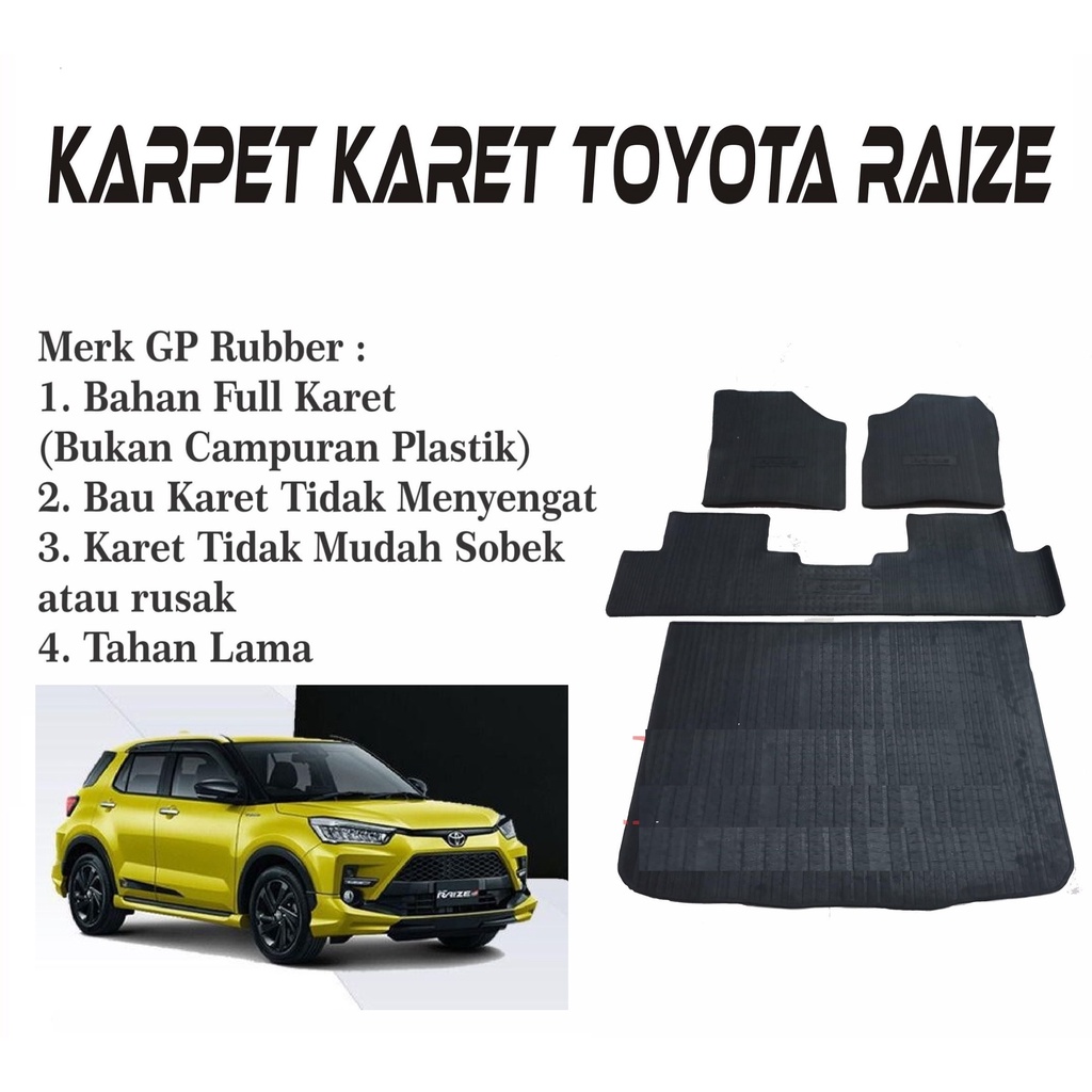 KARPET KARET RAIZE 2021