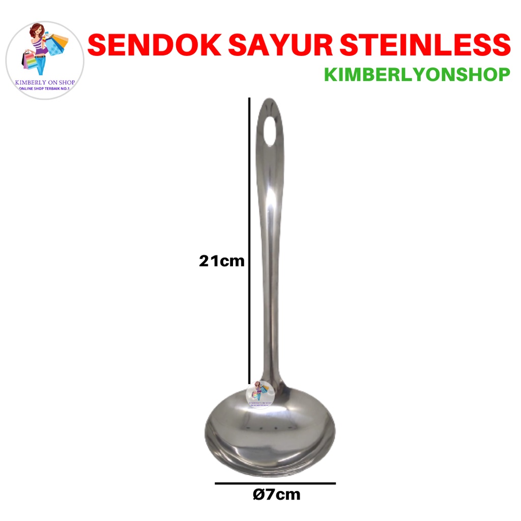 Irus Spatula Stainless Bakso Sendok Sop Kuah Centong