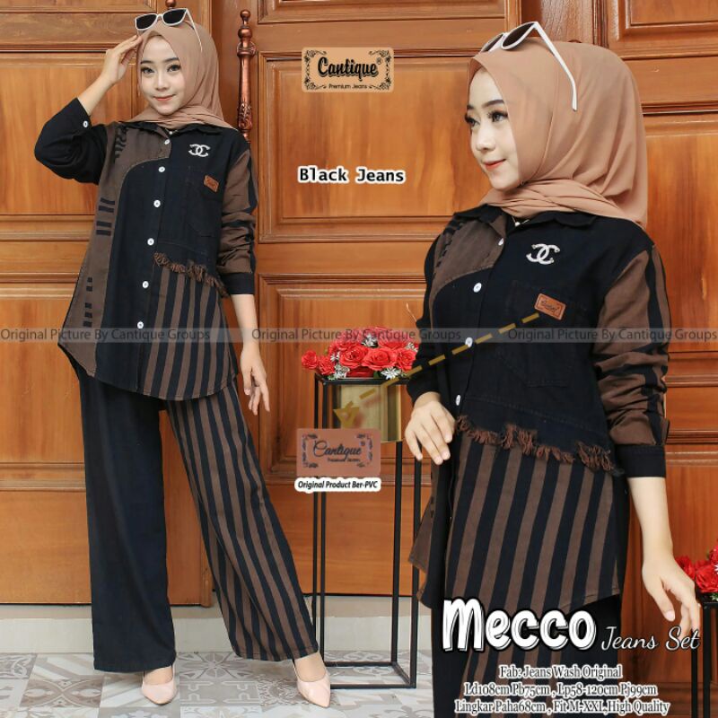MECCO JEANS SET BY CANTIQUE