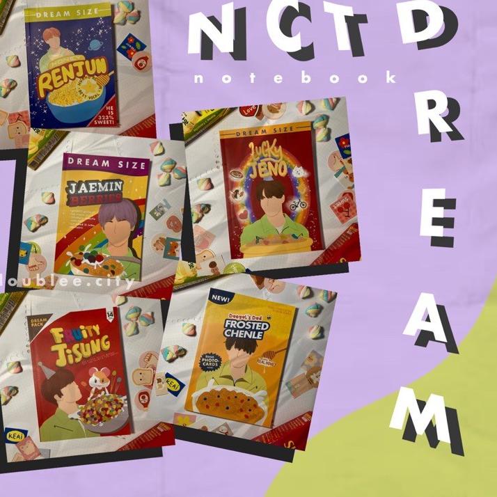

[KODE PRODUK 0E8N04136] NCT DREAM NOTEBOOK ; Cereal Ver