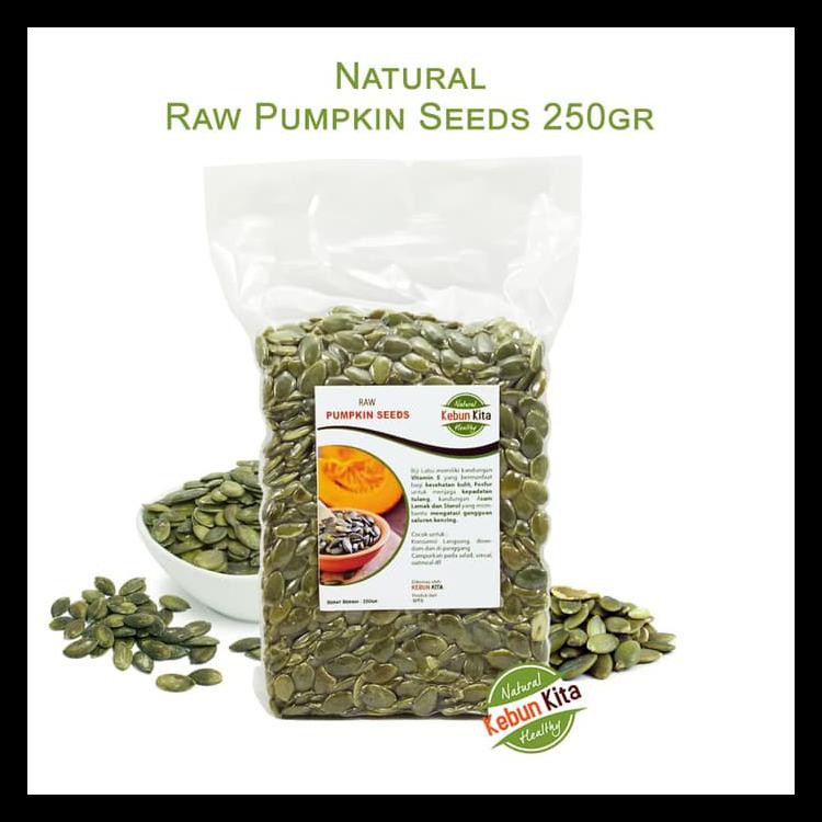 

Biji Labu Mentah 250Gr ( Raw Pumpkin Seeds) Terbaik