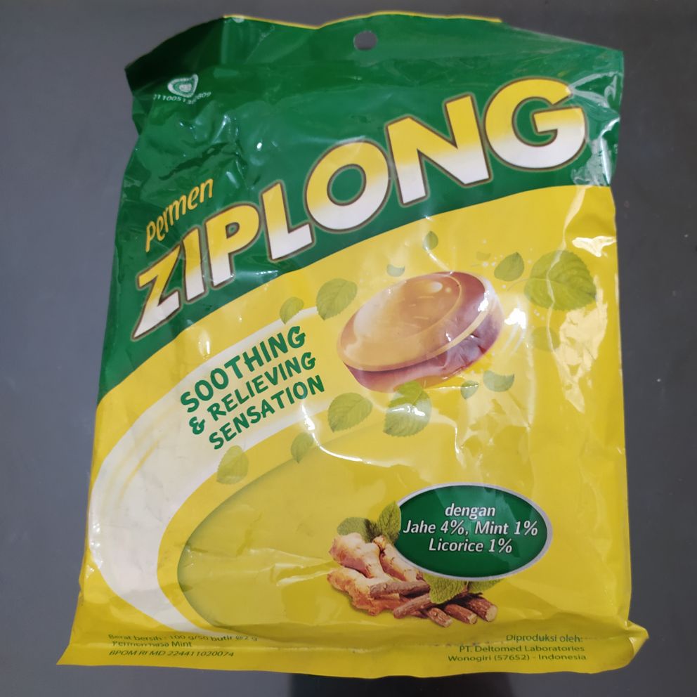 

Ziplong Permen Herbal Pereda Tenggorokan isi 50 biji