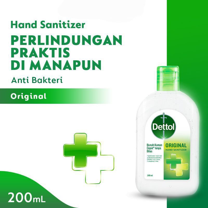 Dettol hand sanitizer original 200ml