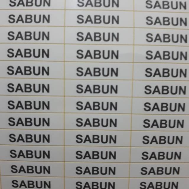 

Stiker hn / label / stiker sabun / stiker siang / stiker malam / stiker toner