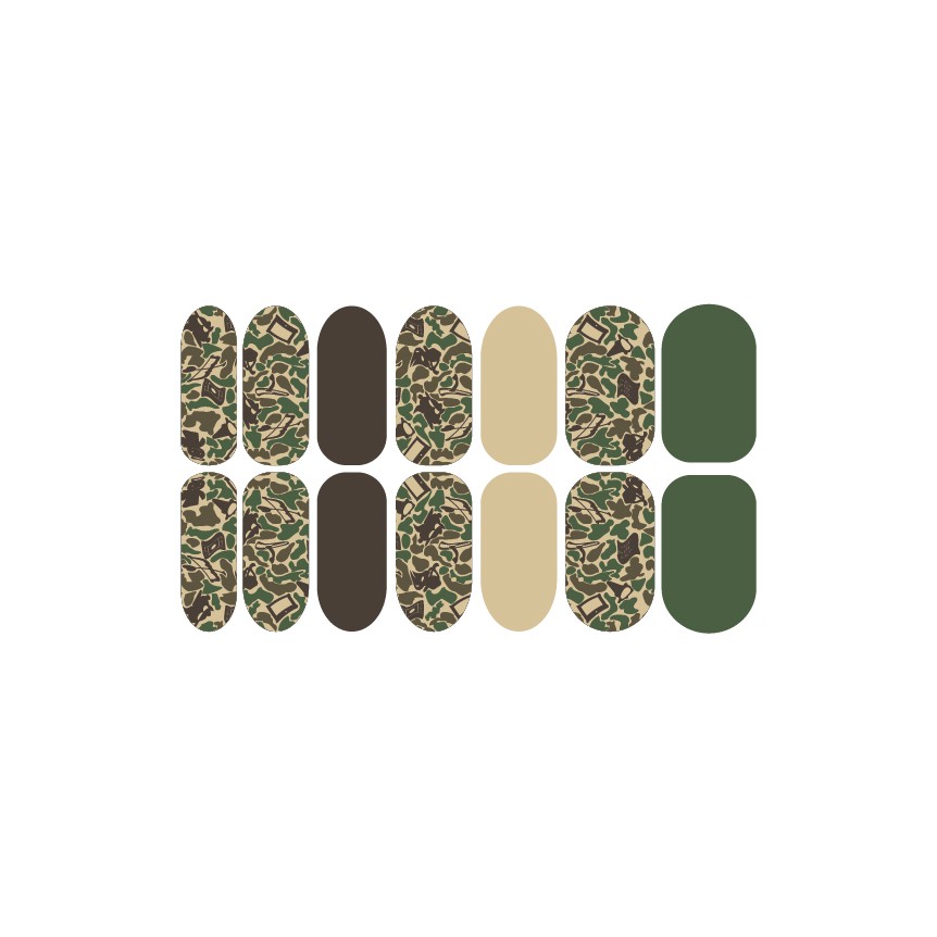 

POTATOO Nail Doraemon Green Army Temporary Tatto Sticker