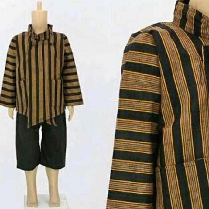 Promo Surjan Lurik Baju Jawa Sunan Kalijaga Pakaian Adat Jogja