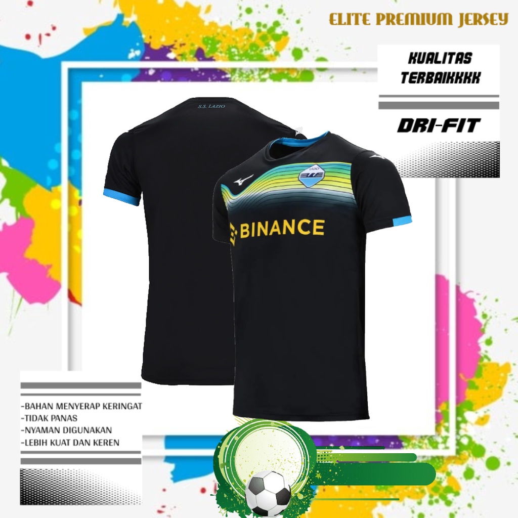 JERSEY BOLA LAZIO AWAY 2022/2023 GRADE ORI | BAJU BOLA LAZIO AWAY GO IMPORT TERBARU
